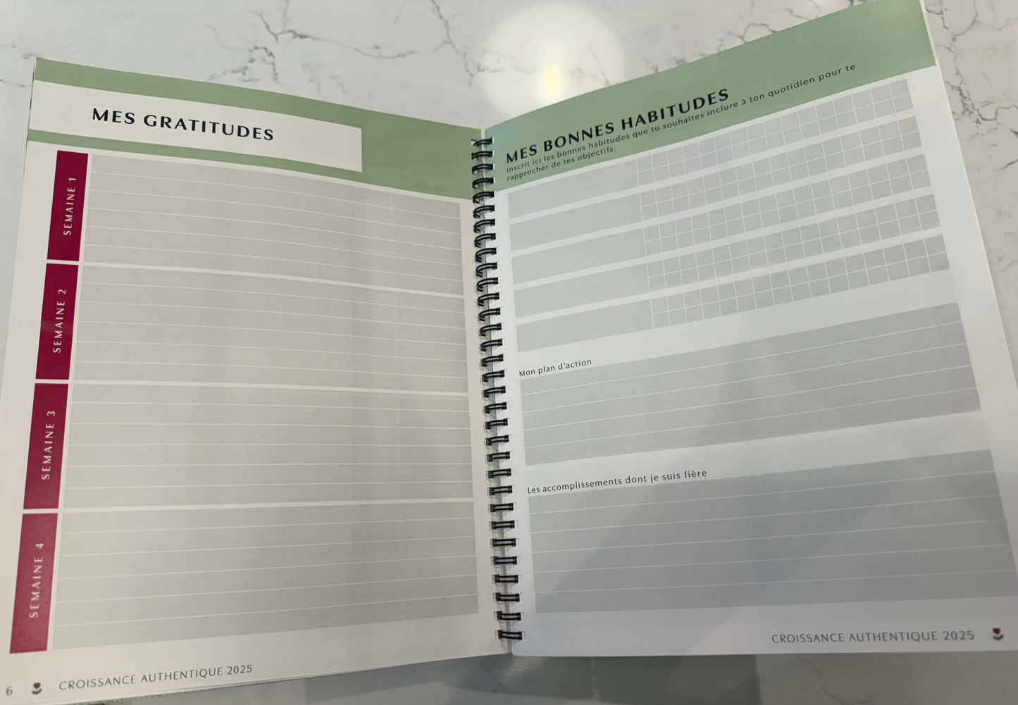 Agenda 2024-2025 « L’Ambitieuse »